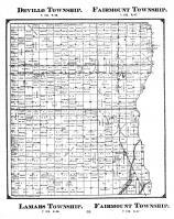 Devillo Township, Fairmount Township, Lamars Township, Richland County 1897 Microfilm